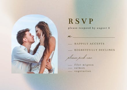 Celebration day - rsvp card