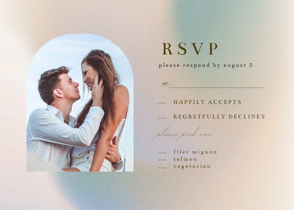 Celebration day - rsvp card