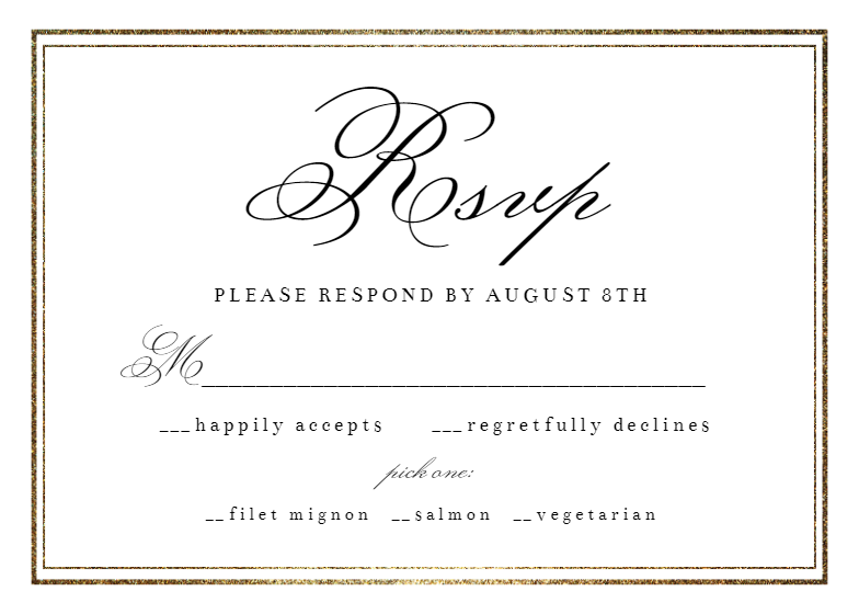 RSVP Card Templates (Free) | Greetings Island