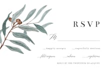 Eucalyptus love - rsvp card