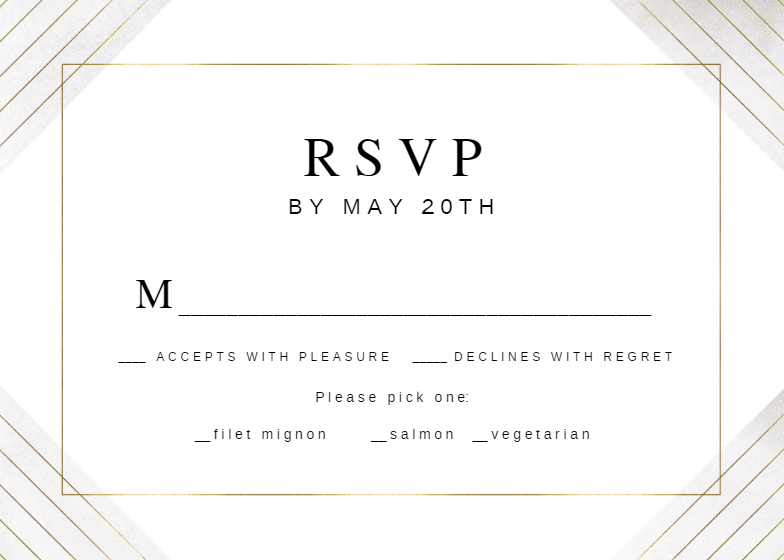 RSVP Card Templates (Free) | Greetings Island