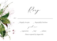 Hearts Joined - RSVP card