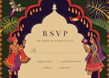 Indian lovers - RSVP card