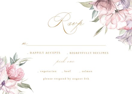 Knotted - rsvp card