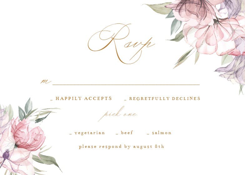 Knotted - rsvp card
