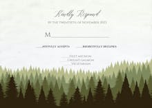 Magical Forest - RSVP card