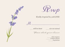 Minimal Floral - RSVP card