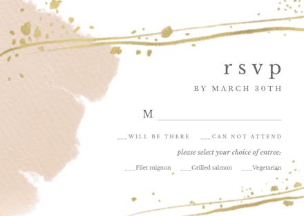 New Story - RSVP card
