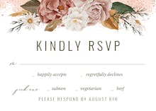 Nocturnal Flowers - RSVP card