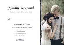 Our Wedding - RSVP card