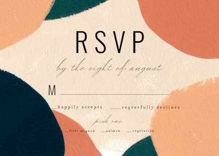 Paintery - RSVP card
