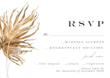 Papyrus and Pampas - RSVP card