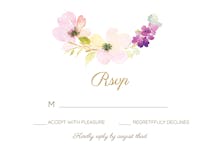 Sentimental circle - rsvp card