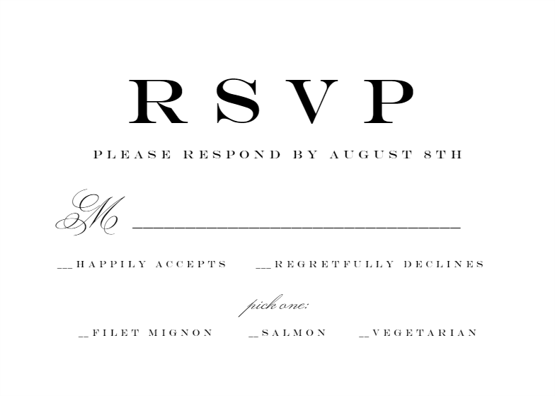 Simple Vintage - Wedding Invitation Template (free) 