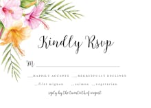 Tropical Pineapple - RSVP card