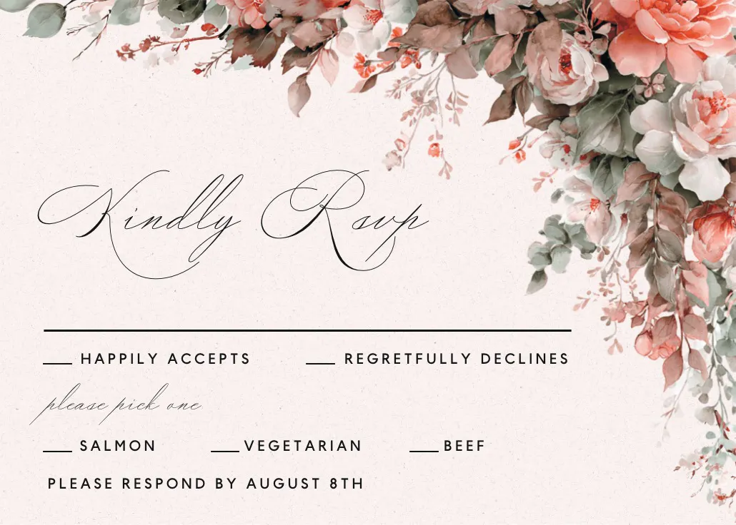 Under the arch - biglietto di risposta