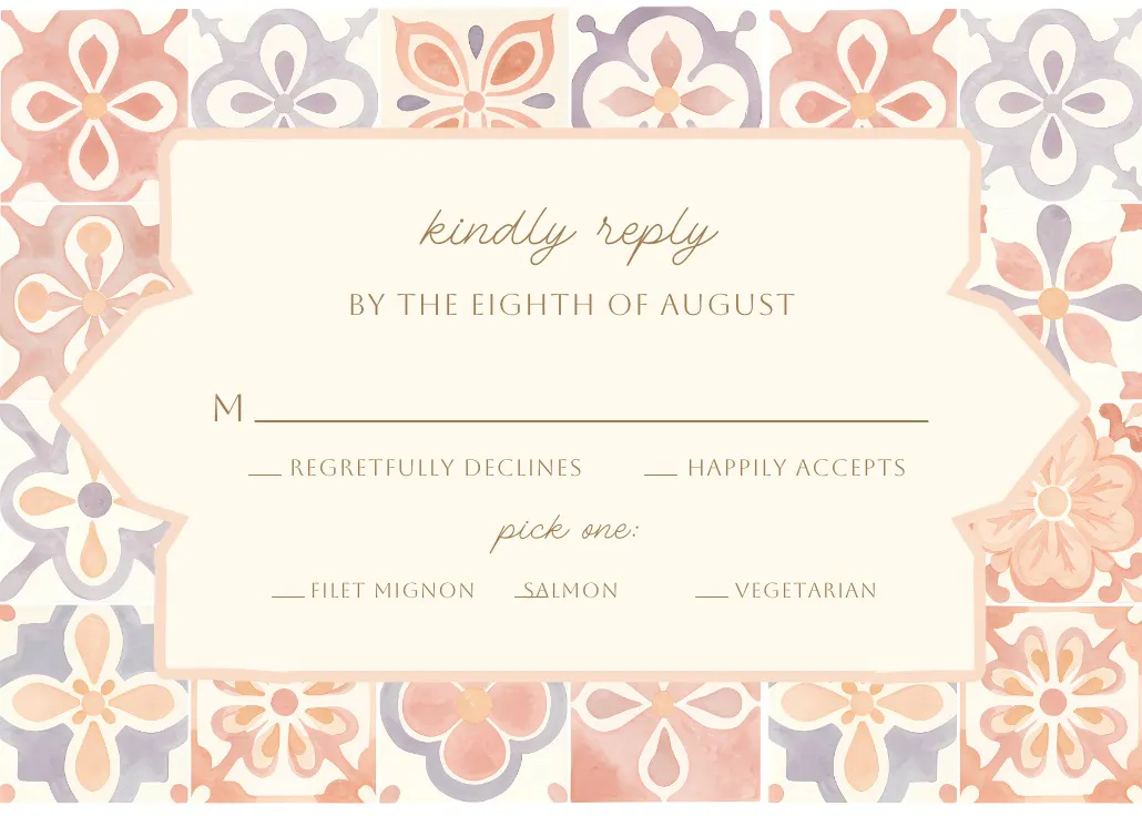 Zellige – antwortkarte