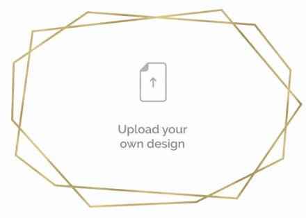 Geometric polygon - landscape - invitation