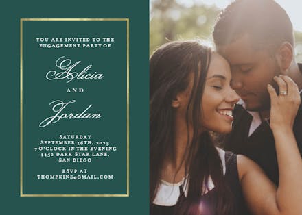 Big Date - Engagement Party Invitation