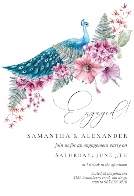 Engagement Party Invitation Templates (Free) | Greetings Island