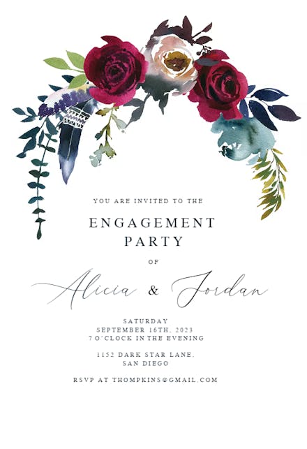 Engagement Party Invitation Templates (Free) | Greetings Island