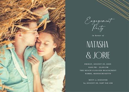Fab day - engagement party invitation