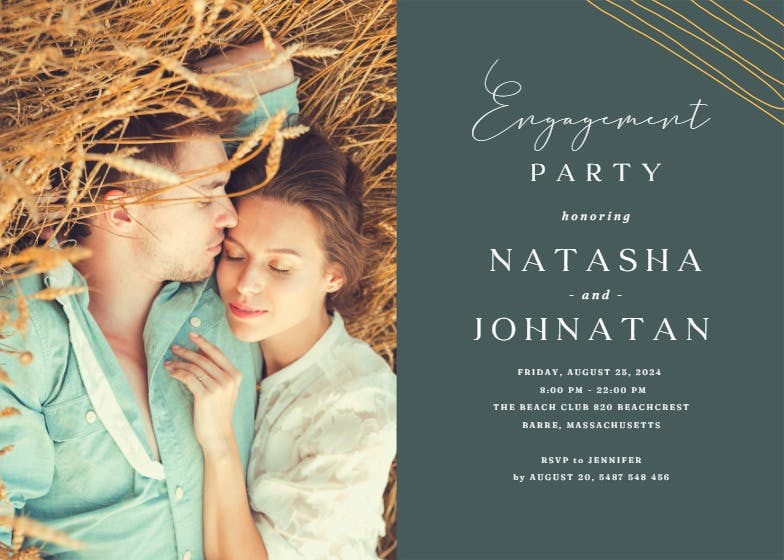 Fab day - engagement party invitation