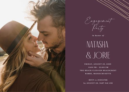 Fab day - engagement party invitation
