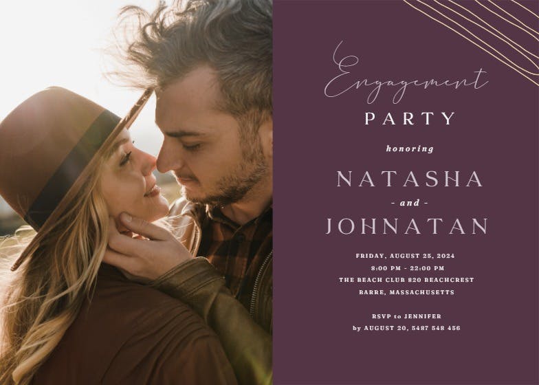 Fab day - engagement party invitation