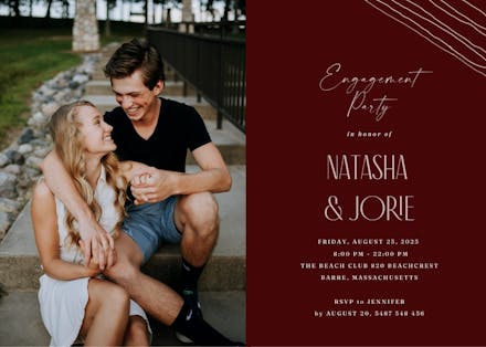Fab day - engagement party invitation