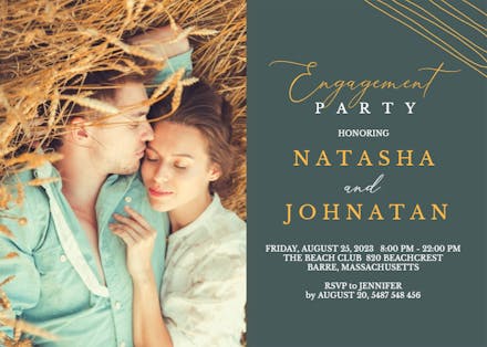 Fab Day - Engagement Party Invitation