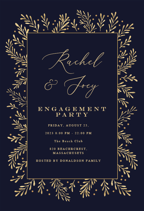 Engagement Party Invitation Templates (Free) | Greetings Island