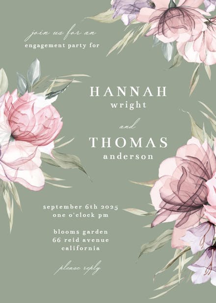 Knotted - engagement party invitation