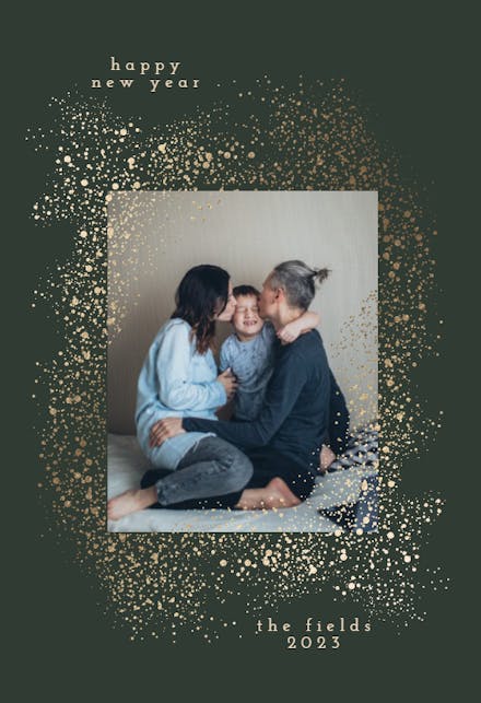 Snowy Blast - New Year Card