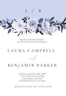 Antoiniette Florals - Wedding Invitation