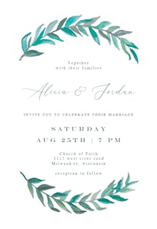 Bay Laurel - Wedding Invitation