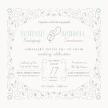 Beauteous - wedding invitation