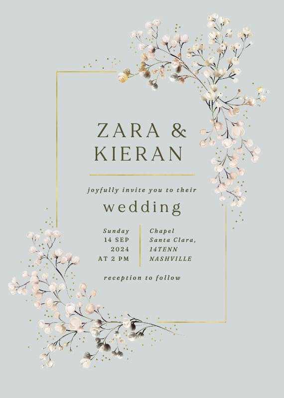 Breathless - wedding invitation