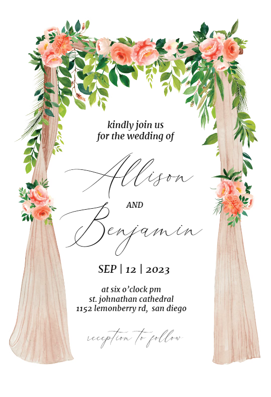 Wedding Invitation Templates (Free) | Greetings Island