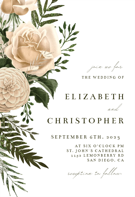 Wedding Invitation Templates (Free) | Greetings Island