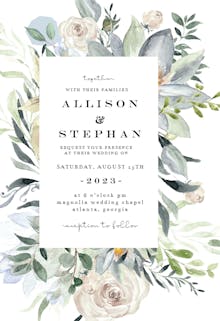 Eucalyptus Charm - Wedding Invitation