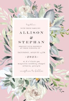 Eucalyptus Charm - Wedding Invitation