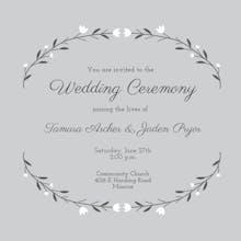 Floral Embrace - Wedding Invitation