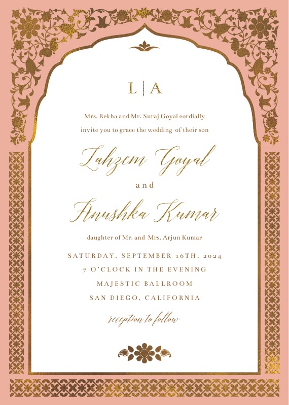 hindu wedding invitation cards designs