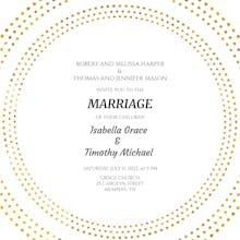 Forever rings - wedding invitation