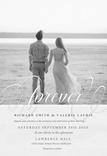 Forever - Wedding Invitation