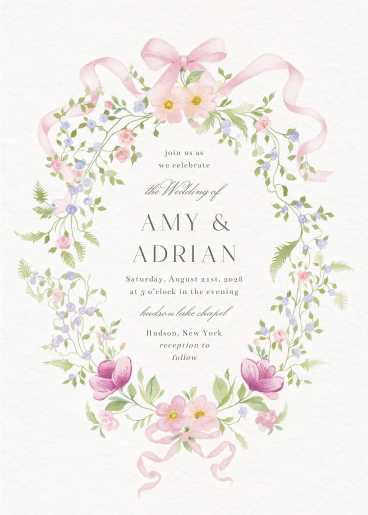 Framed in love - invitación de boda