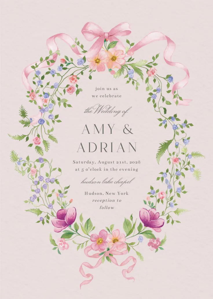 Framed in love - invitación de boda