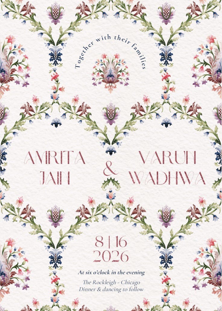 Gateway to forever - wedding invitation