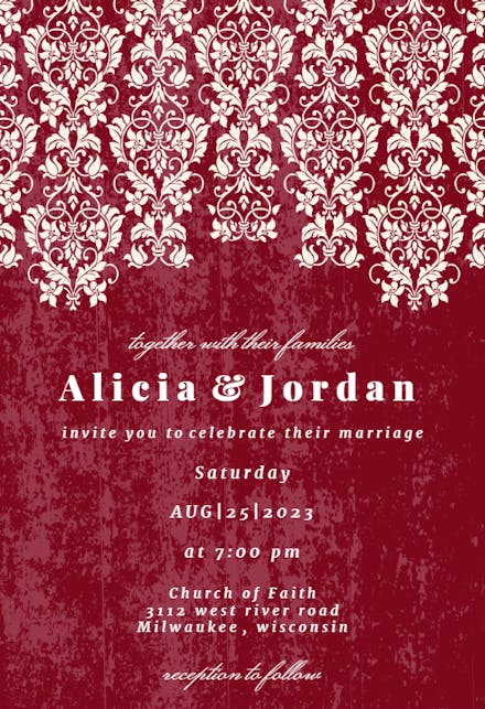 Indian Wedding Invitation Card Templates (Free) | Greetings Island